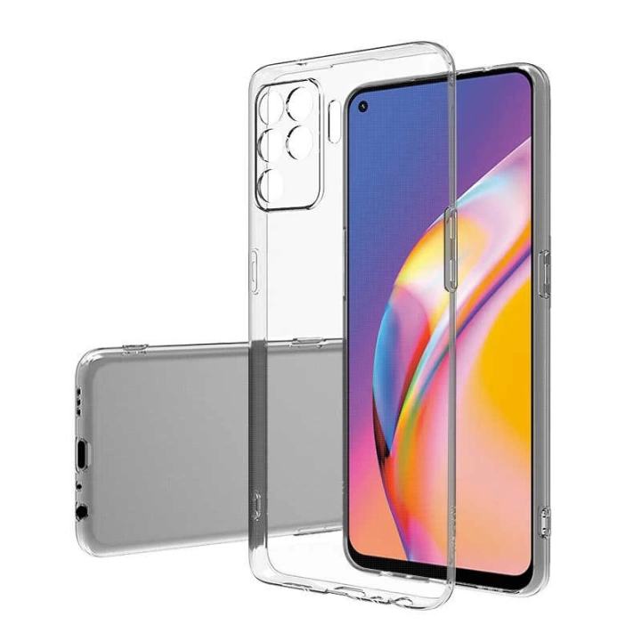 Oppo Reno 5 Lite Kılıf Redclick Kamera Korumalı Süper Silikon Kapak