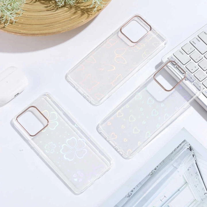 Oppo Reno 5 Lite Kılıf Redclick Sidney Desenli Sert Kapak