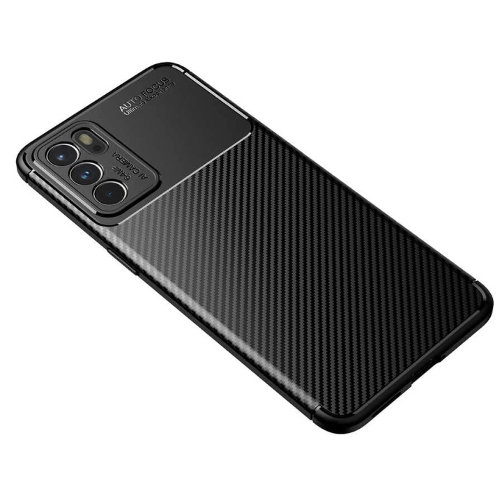Oppo Reno 6 4g Kılıf Redclick Negro Silikon Kapak