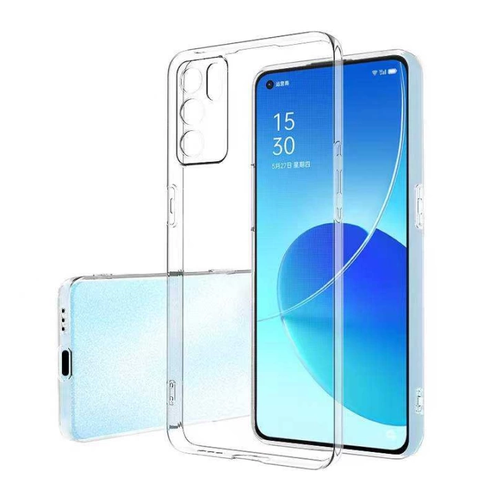 Oppo Reno 6 4g Kılıf Redclick Süper Silikon Kapak