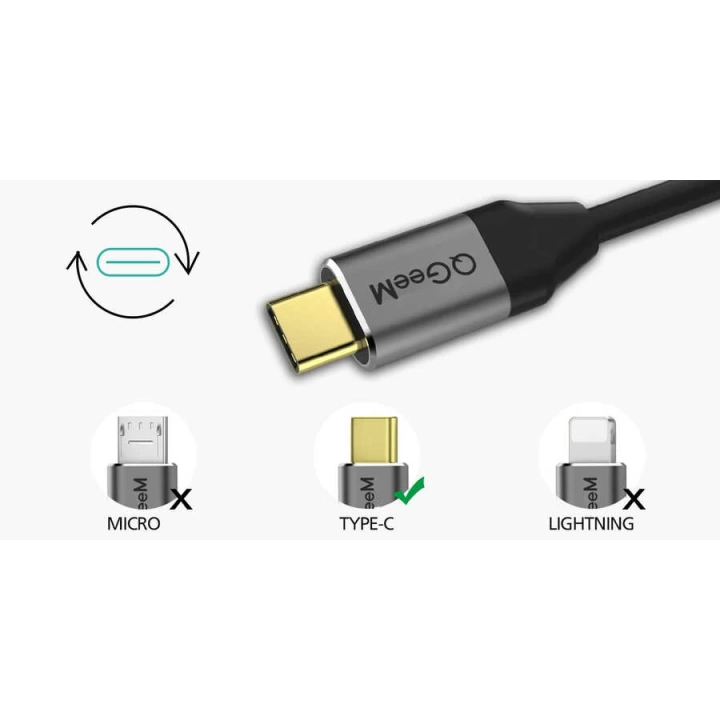 Qgeem Qg-ua13 Type-c To Display Port Kablo