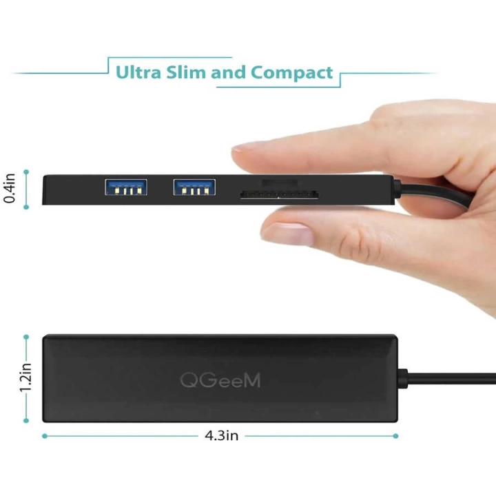 Qgeem Qg-uh05 Usb Hub 0.8m