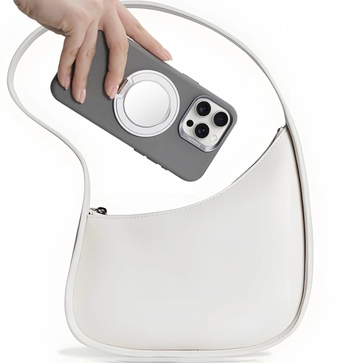 Raptic Mirror Serisi Magnetik Özellikli Aynalı 360 Derece Dönebilen Parmak Ring Stand