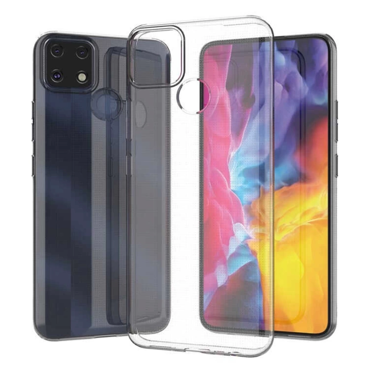 Realme C25 Kılıf Redclick Kamera Korumalı Süper Silikon Kapak