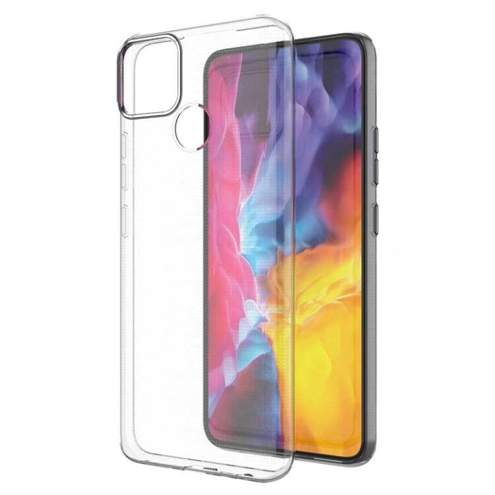 Realme C25 Kılıf Redclick Kamera Korumalı Süper Silikon Kapak