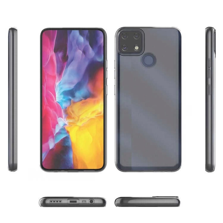 Realme C25 Kılıf Redclick Kamera Korumalı Süper Silikon Kapak