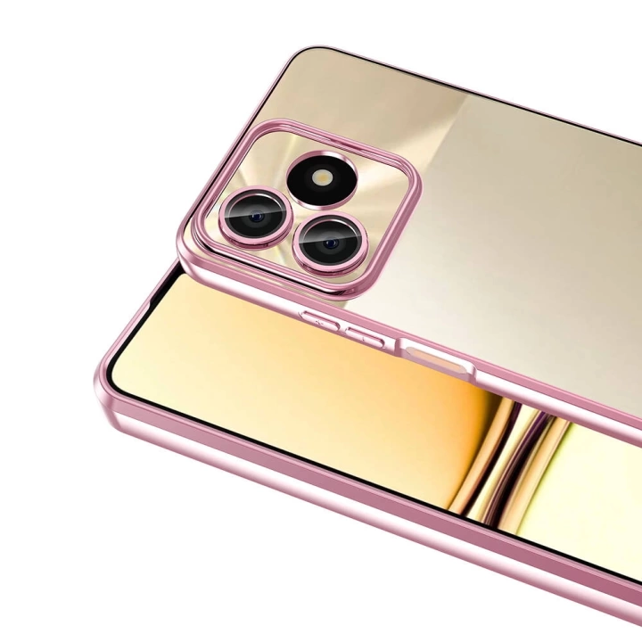 Realme C53 4G Kılıf Kamera Korumalı Logo Gösteren Redclick Omega Kapak