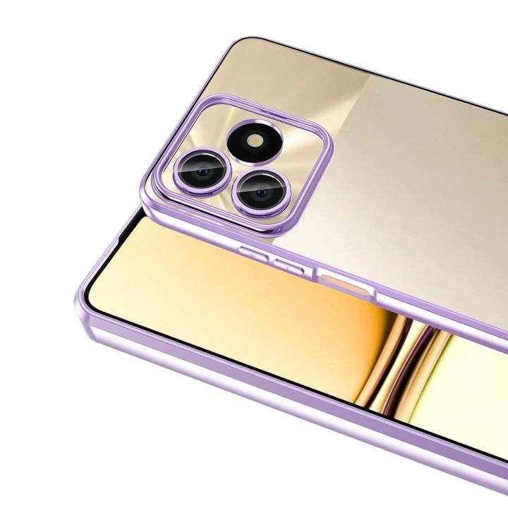 Realme C53 4G Kılıf Kamera Korumalı Logo Gösteren Redclick Omega Kapak