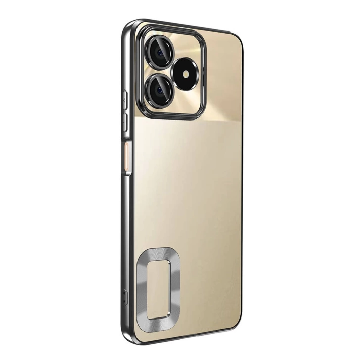 Realme C53 4G Kılıf Kamera Korumalı Logo Gösteren Redclick Omega Kapak