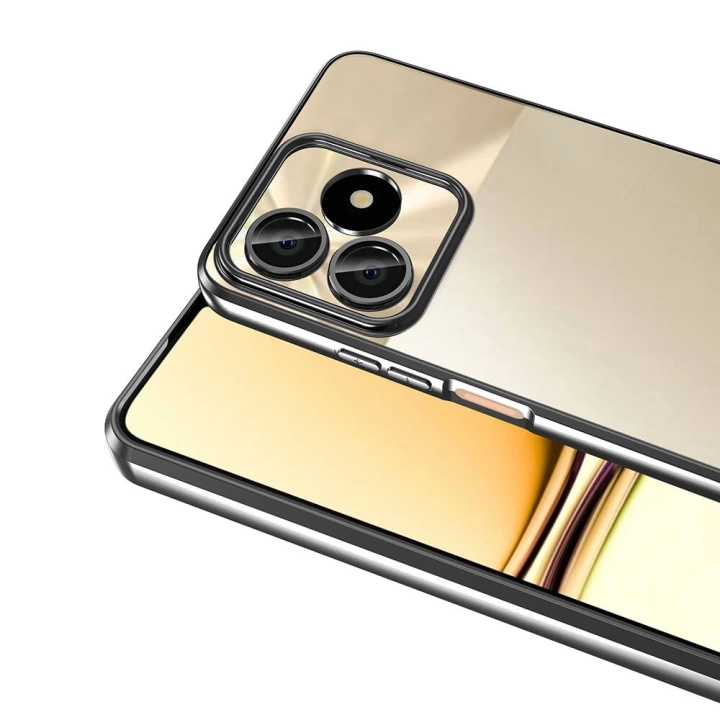 Realme Note 50 Kılıf Kamera Korumalı Logo Gösteren Redclick Omega Kapak