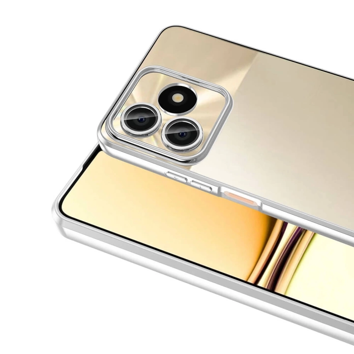 Realme Note 50 Kılıf Kamera Korumalı Logo Gösteren Redclick Omega Kapak