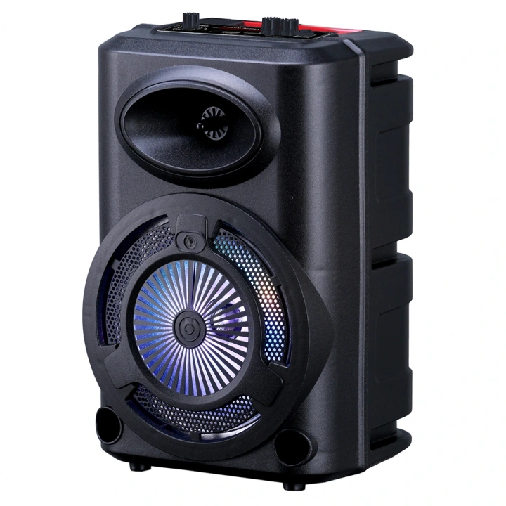 Redclick GD-903 Dijital LED Göstergeli FM Radyolu Mikrofonlu RGB TWS 8 inç Stereo Bass Kablosuz Karaoke Hoparlör