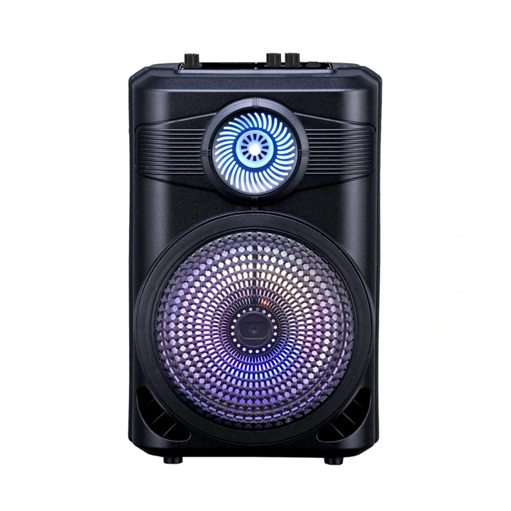 Redclick GD-904 Dijital LED Göstergeli FM Radyolu Mikrofonlu RGB TWS 8 inç Stereo Bass Kablosuz Karaoke Hoparlör