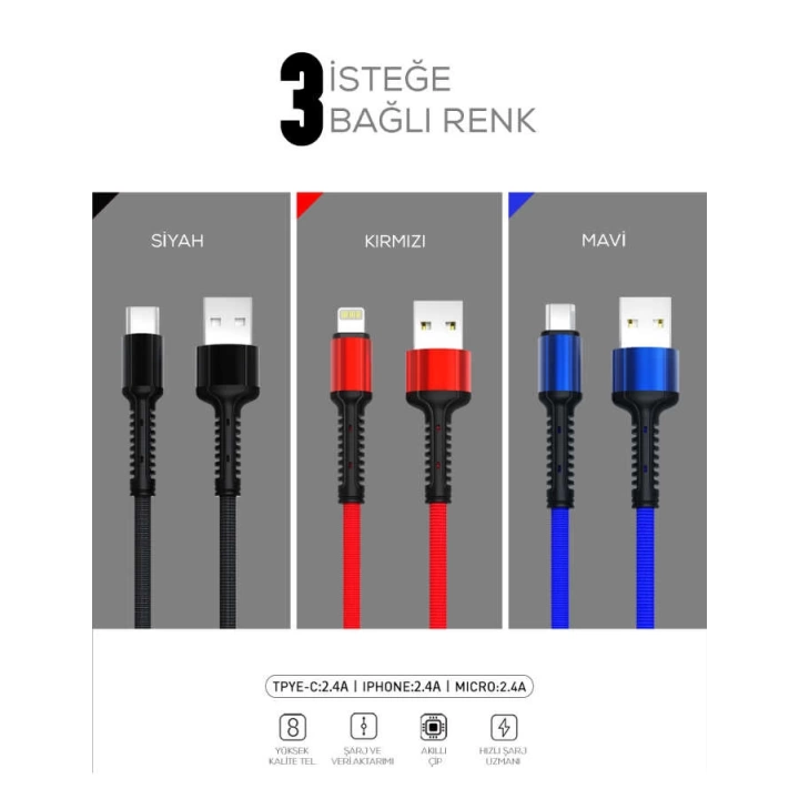 Redclick Ls63 Micro Usb Kablo