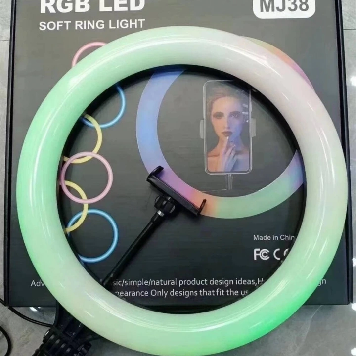 Redclick MJ38 RGB 25W Ring Light Canlı Yayın 38cm USBli ve Telefon Stand