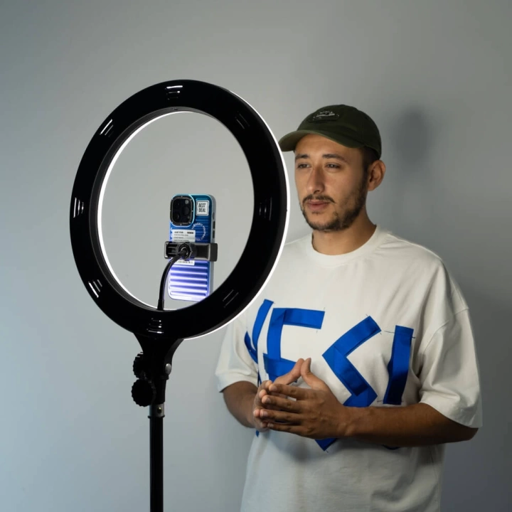 Redclick MJ38 RGB 25W Ring Light Canlı Yayın 38cm USBli ve Telefon Stand
