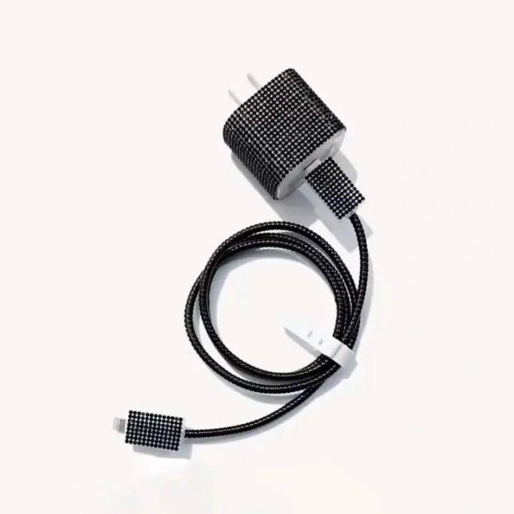 Redclick Taşlı Şarj Aleti Koruyucu 4in1 Set