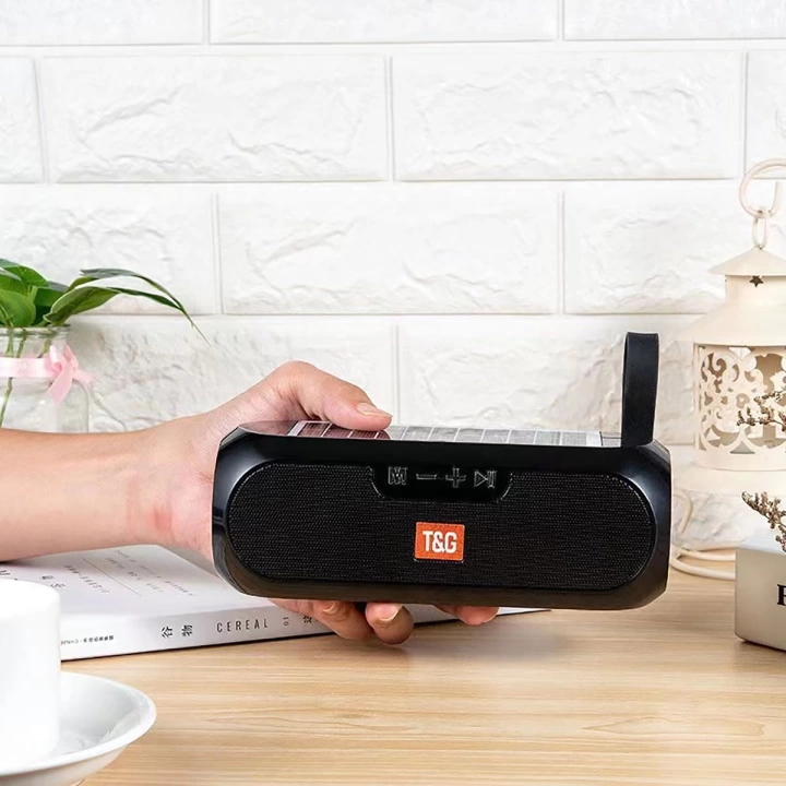 Redclick TG182 Güneş Enerjili FM Radyo Özellikli AUX USB Kart Okuyucu Portlu Bluetooth Hoparlör Speaker