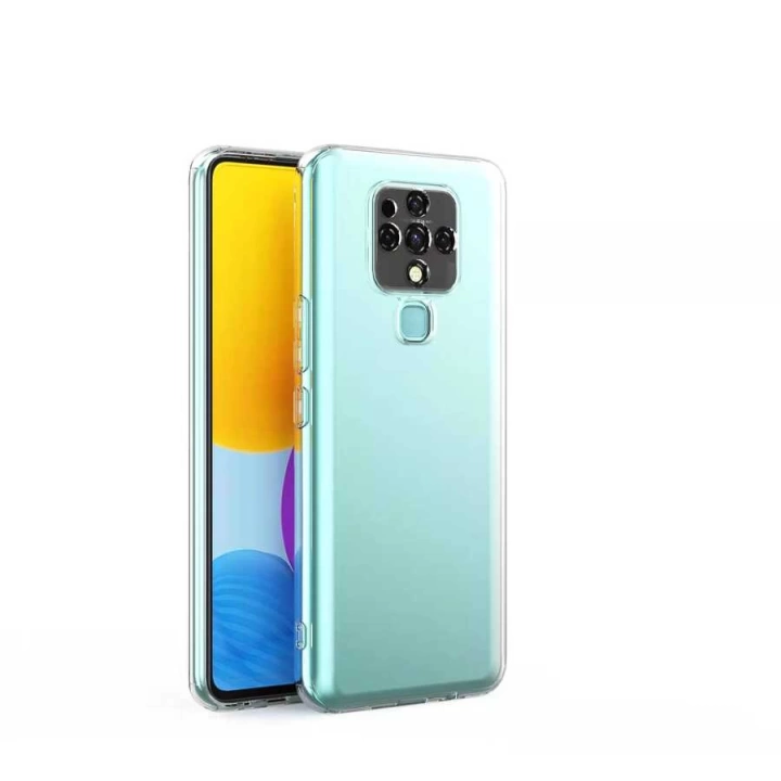 Tecno Camon 16 Kılıf Redclick Kamera Korumalı Süper Silikon Kapak
