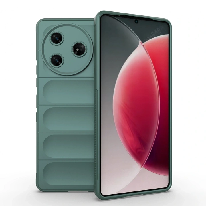 Tecno Camon 30 Pro 5G Kılıf Esnek TPU Oyuklu Arka Yüzey Tasarımlı Redclick Etnik Silikon Kapak