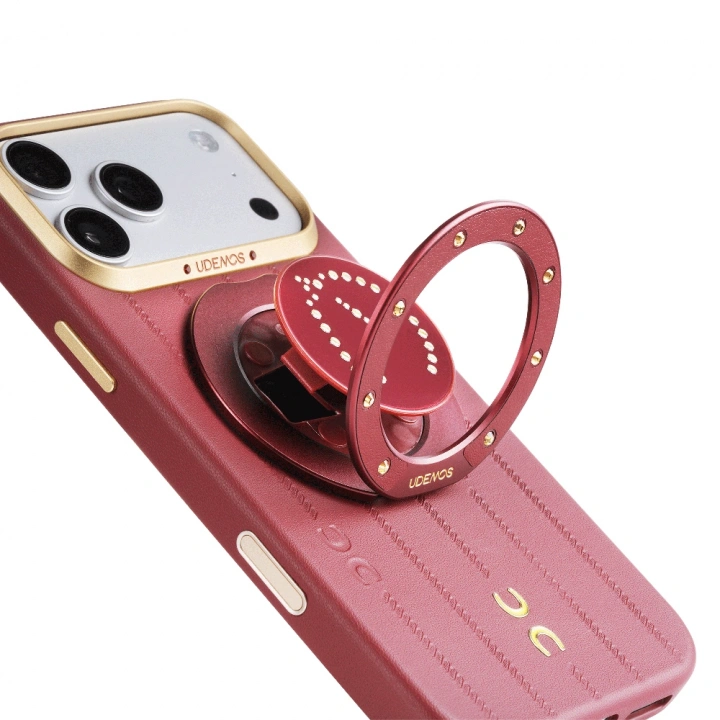 Udemos Wind Serisi FreeFlow 360 Derece Dönebilen Magnetik Ring Stand Telefon Tutucu