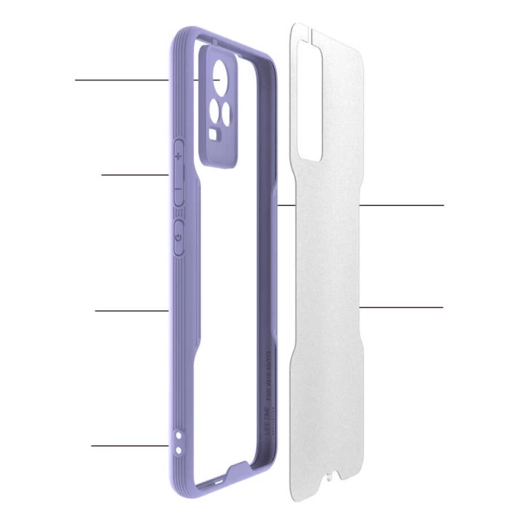 Vivo V21e Kılıf Redclick Parfe Kapak