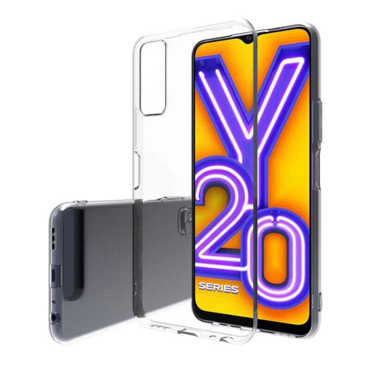 Vivo Y20 Kılıf Redclick Süper Silikon Kapak