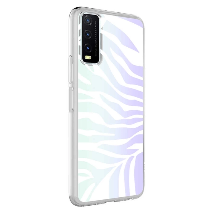 Vivo Y20s Kılıf Redclick M-blue Desenli Kapak