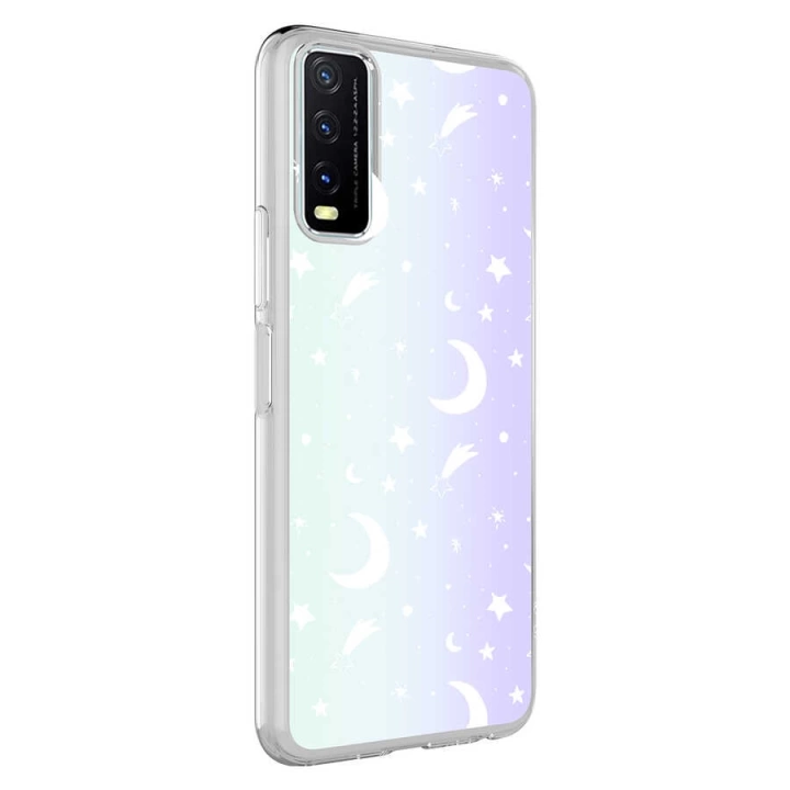 Vivo Y20s Kılıf Redclick M-blue Desenli Kapak