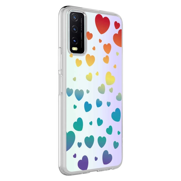 Vivo Y20s Kılıf Redclick M-blue Desenli Kapak