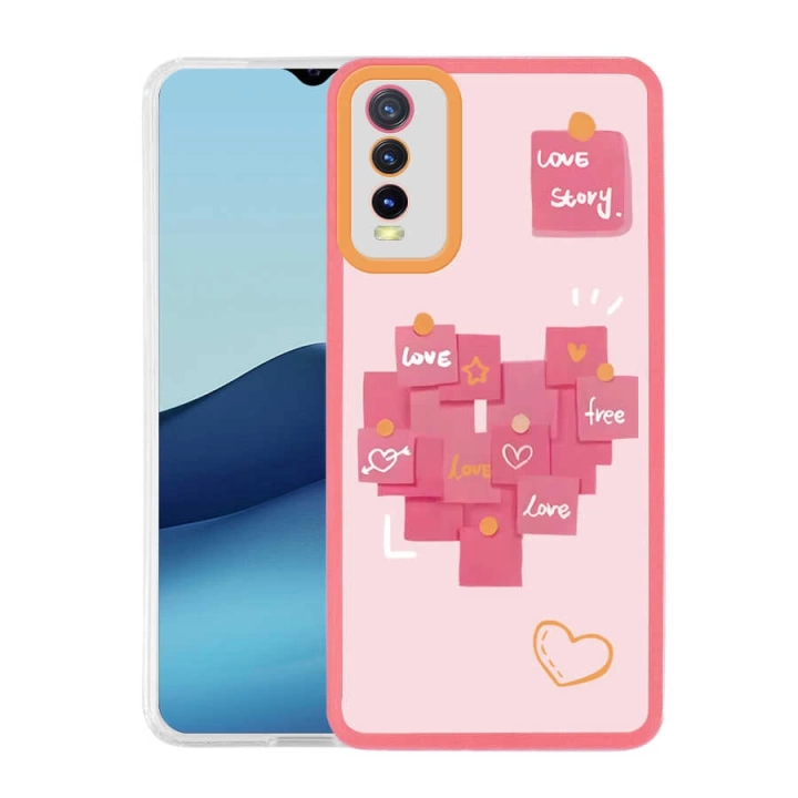 Vivo Y20s Kılıf Redclick M-fit Desenli Kapak