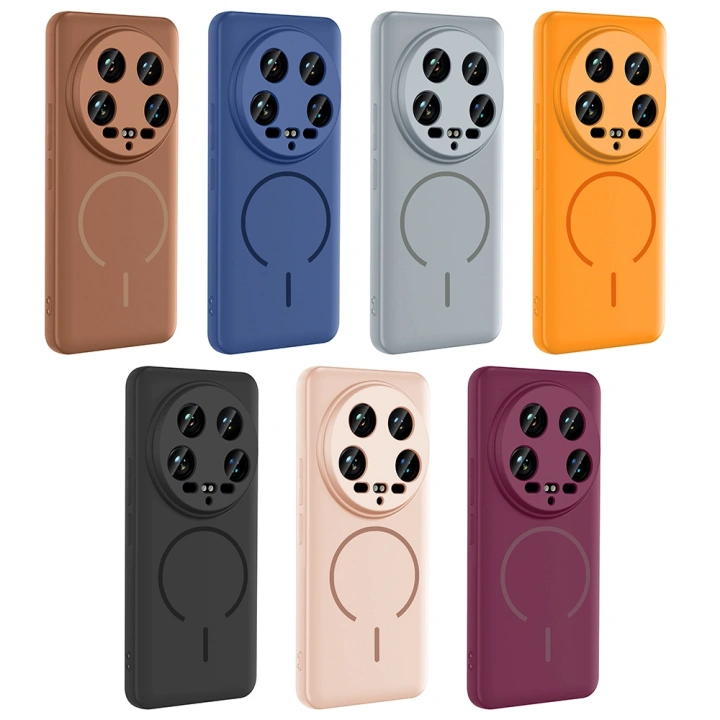 Xiaomi 14 Ultra Kılıf M-safe Şarj Özellikli Redclick Meta Kapak