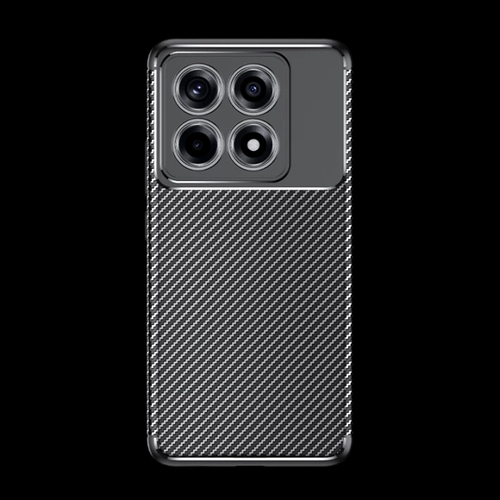 Xiaomi 14T Kılıf Redclick Negro Karbon Görünüm Silikon Kapak