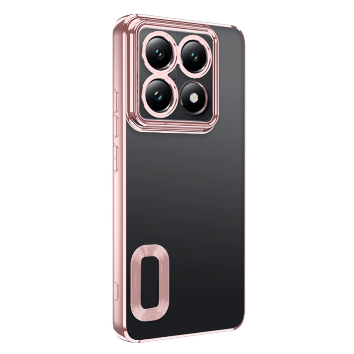 Xiaomi 14T Pro Kılıf Kamera Korumalı Logo Gösteren Redclick Omega Kapak