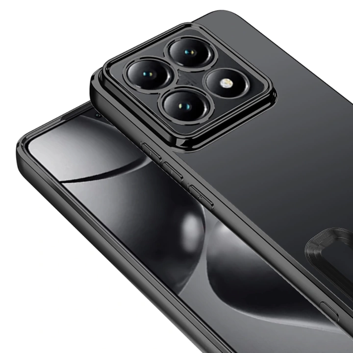 Xiaomi 14T Pro Kılıf Kamera Korumalı Logo Gösteren Redclick Omega Kapak