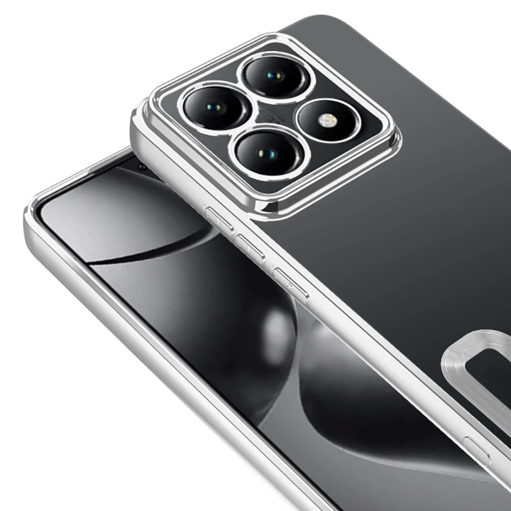 Xiaomi 14T Pro Kılıf Kamera Korumalı Logo Gösteren Redclick Omega Kapak