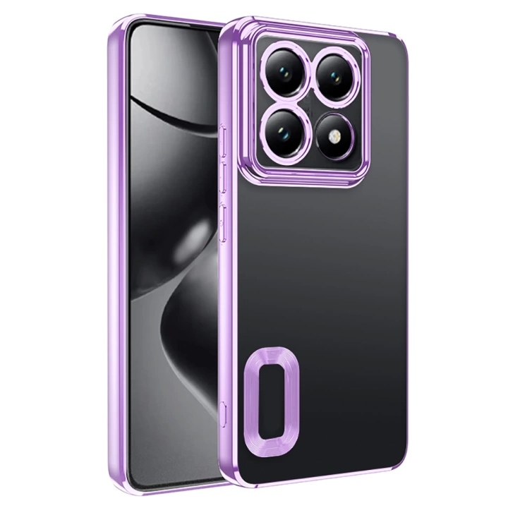 Xiaomi 14T Pro Kılıf Kamera Korumalı Logo Gösteren Redclick Omega Kapak