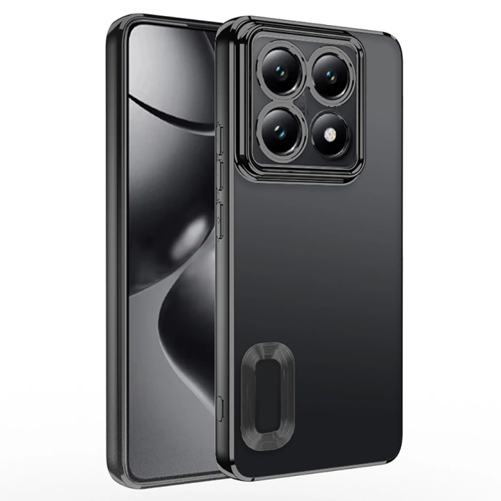 Xiaomi 14T Pro Kılıf Kamera Korumalı Logo Gösteren Redclick Omega Kapak
