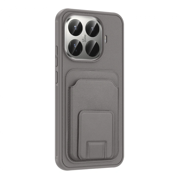 Xiaomi 15T Pro Kılıf Kartlıklı TPU Redclick Bikart Kapak