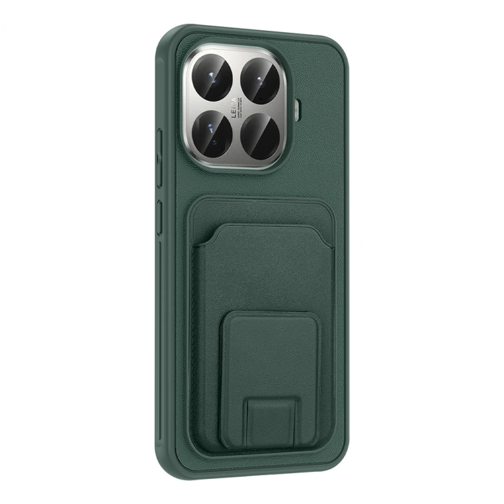 Xiaomi 15T Pro Kılıf Kartlıklı TPU Redclick Bikart Kapak