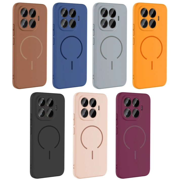 Xiaomi 15T Pro Kılıf M-safe Şarj Özellikli Redclick Meta Kapak