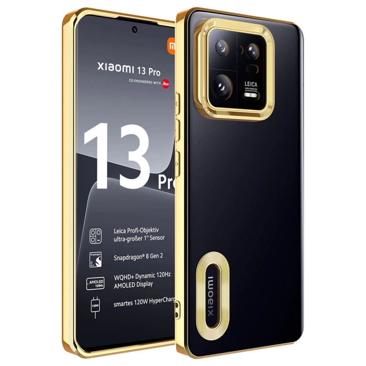 Xiaomi Mi 13 Pro Kılıf Kamera Korumalı Logo Gösteren Redclick Omega Kapak