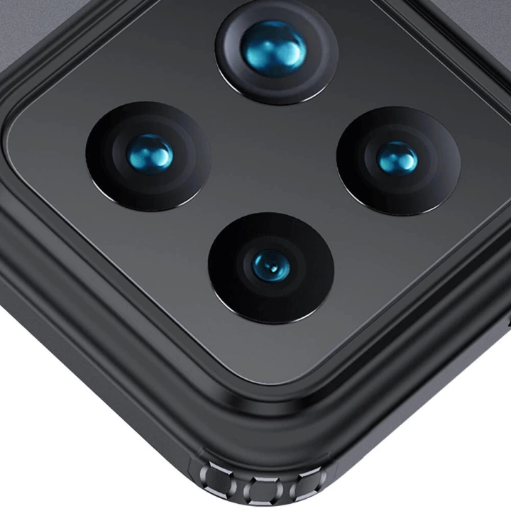 Xiaomi Mi 14 Kılıf Sert PC Arka Yüzey Wireless Şarj Özellikli Redclick Flet Magsafe Kapak
