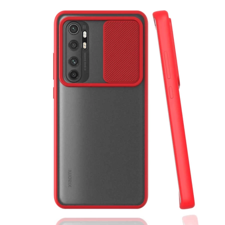 Xiaomi Mi Note 10 Lite Kılıf Redclick Lensi Kapak