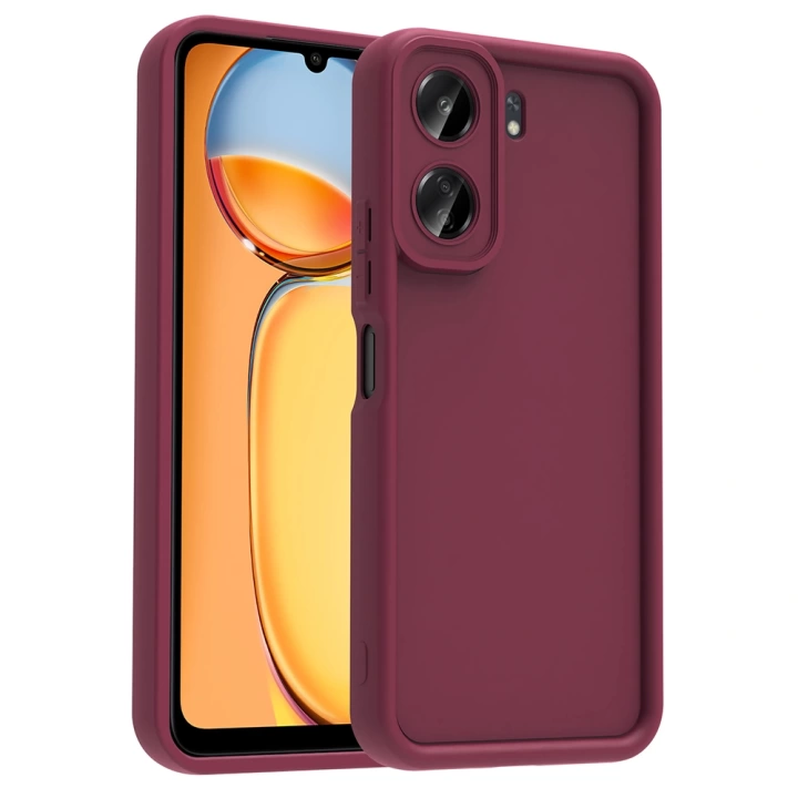 Xiaomi Poco C65 Kılıf Kamera Korumalı Redclick Ananas Kapak