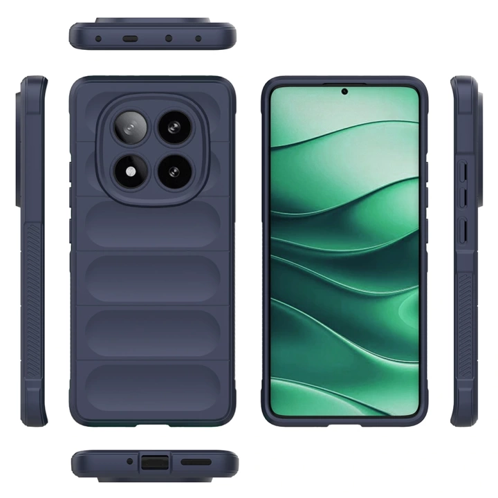 Xiaomi Poco X7 Kılıf Esnek TPU Oyuklu Arka Yüzey Tasarımlı Redclick Etnik Silikon Kapak