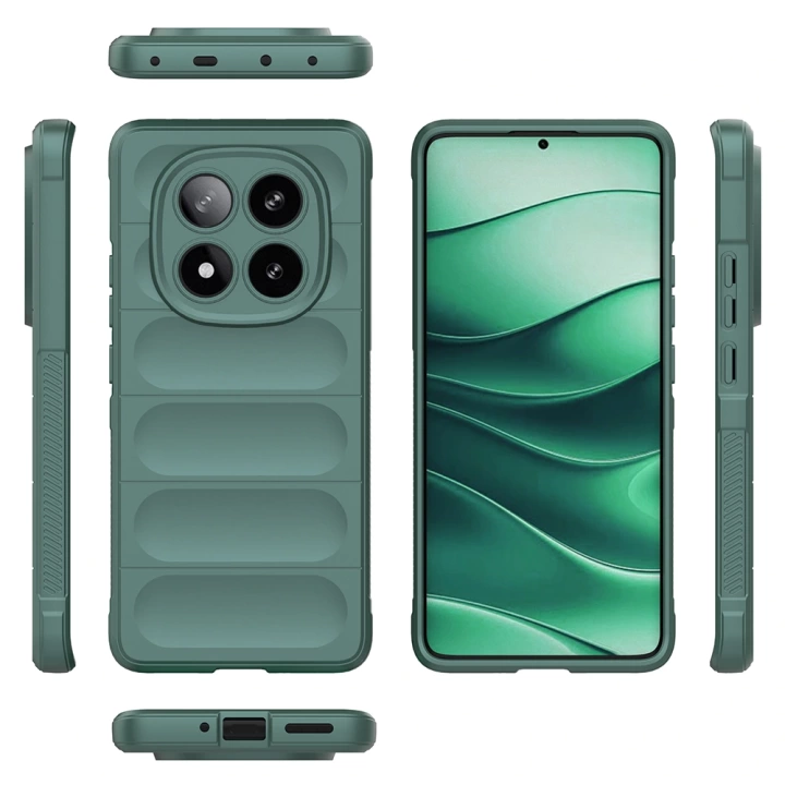 Xiaomi Poco X7 Kılıf Esnek TPU Oyuklu Arka Yüzey Tasarımlı Redclick Etnik Silikon Kapak