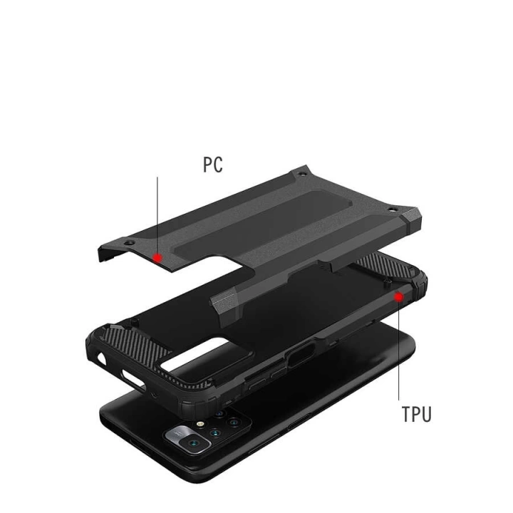 Xiaomi Redmi 10 Kılıf Redclick Crash Silikon Kapak