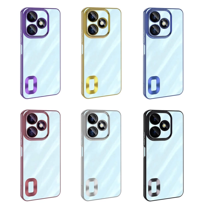 Xiaomi Redmi 13 4G Kılıf Kamera Korumalı Logo Gösteren Redclick Omega Kapak