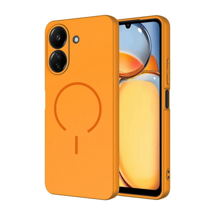 Xiaomi Redmi 13C Kılıf M-safe Şarj Özellikli Redclick Meta Kapak